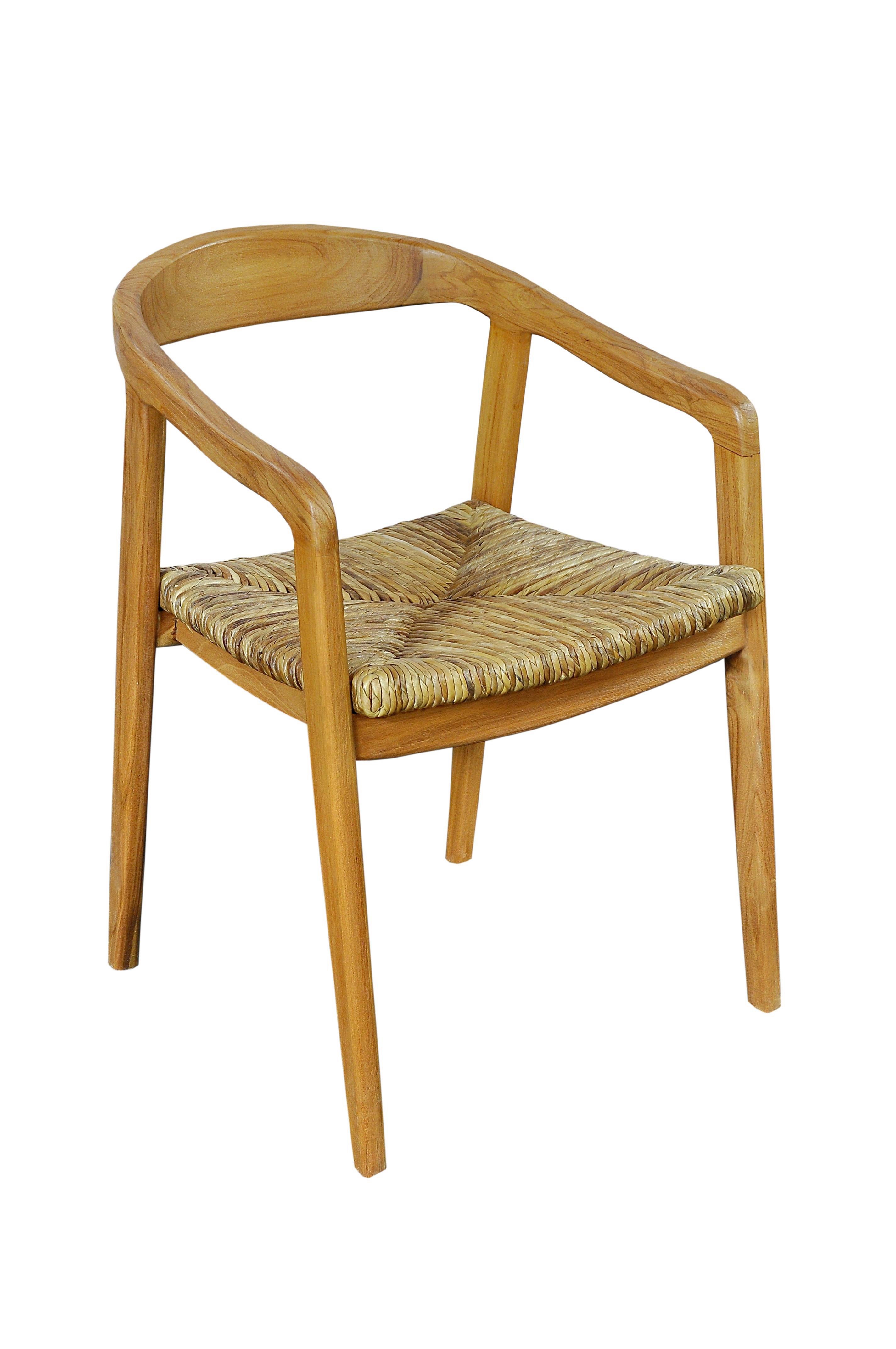 ARMLEHNSTUHL Naturfarben B: 55cm - Naturfarben, MODERN, Holz (55/75/58cm) - MID.YOU