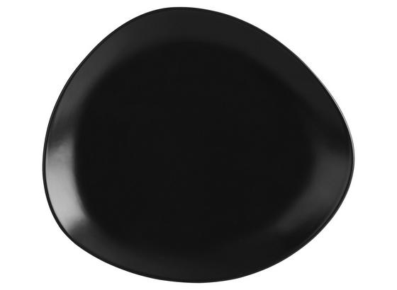 Talíř Dezertní Nele - černá, Moderní, keramika (21/19/2,3cm) - Premium Living Talíř Dezertní Nele - černá, Moderní, keramika (21/19/2,3cm) - Premium Living