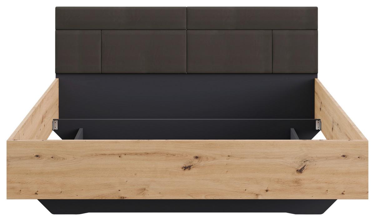 POSTEĽ KARPO - dub artisan, Modern, kompozitné drevo/textil (180/200cm)