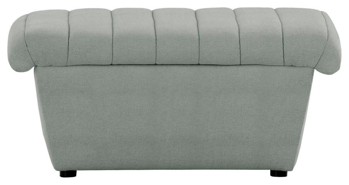 Hocker Looks Viii - Schwarz/Mintgrün, Design, Textil (90/43/105cm) - LOOKS by W.Joop