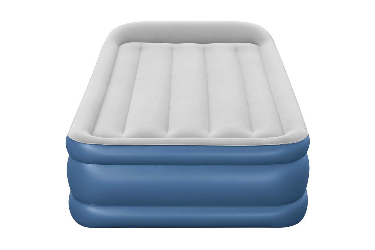 Luftbett Kerstin 191x97x46 cm Bis 300kg, inkl. Pumpe - Blau/Dunkelgrau, KONVENTIONELL, Kunststoff/Metall (191/97/46cm) - Bestway