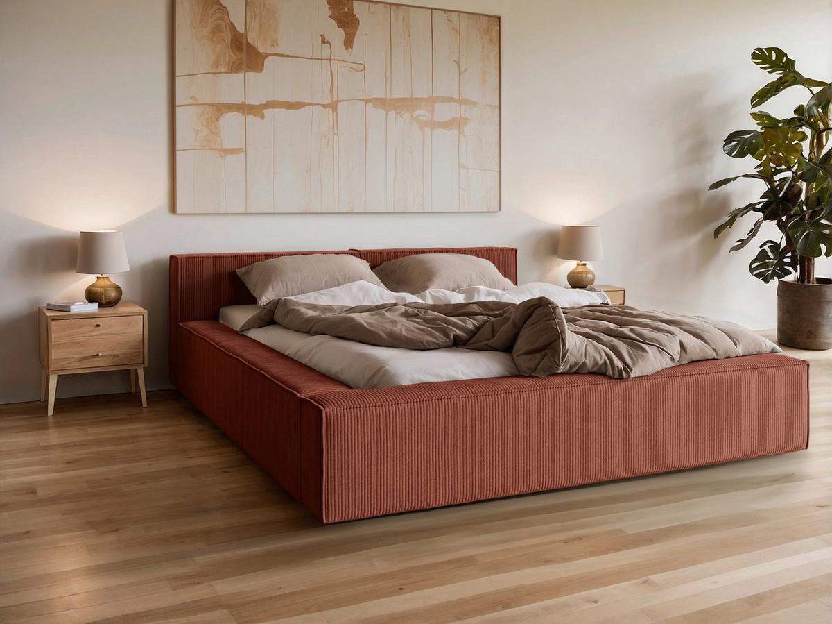 POLSTERBETT inkl. Lattenrost 180x200 - Beige/Schwarz, Basics, Holz/Textil (180/200cm) - Livetastic