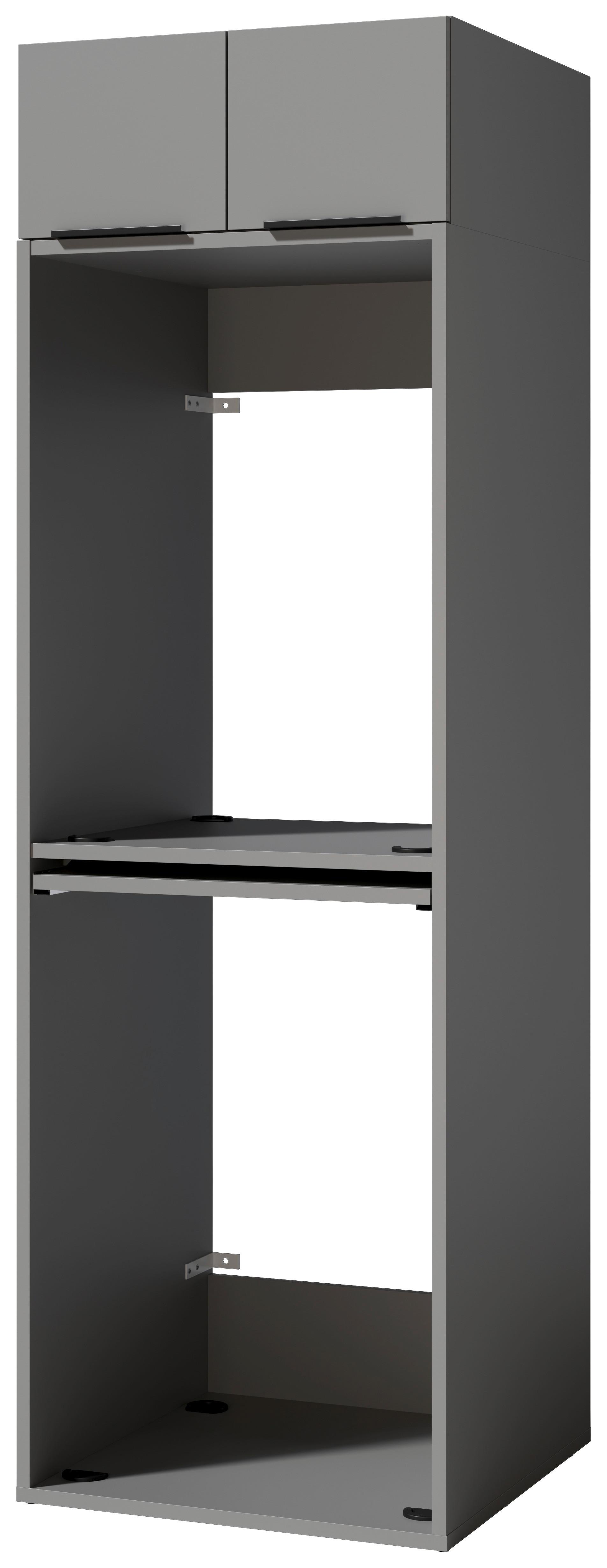 SKŘÍŇKA NAD PRAČKU TIDY HERO - šedá/černá, Basics, kov/kompozitní dřevo (70/220/68cm) - P & B