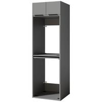 SKŘÍŇKA NAD PRAČKU TIDY HERO - šedá/černá, Basics, kov/kompozitní dřevo (70/220/68cm) - P & B