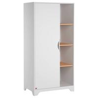 Kinderkleiderschrank Leaf - Weiß, MODERN, Holzwerkstoff (88,5/179,5/52cm) - MID.YOU