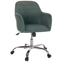 Drehstuhl Solao 300 - Chromfarben/Grün, Basics, Kunststoff/Textil (68/85-94/68cm) - MID.YOU