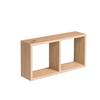 Wandregal Yasmine B: 59 cm Eiche Artisan - Eiche Artisan, MODERN, Holzwerkstoff (59/30/15cm)