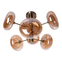 Deckenleuchte Orion - Messingfarben, Basics, Glas/Metall (53/38cm) - Näve