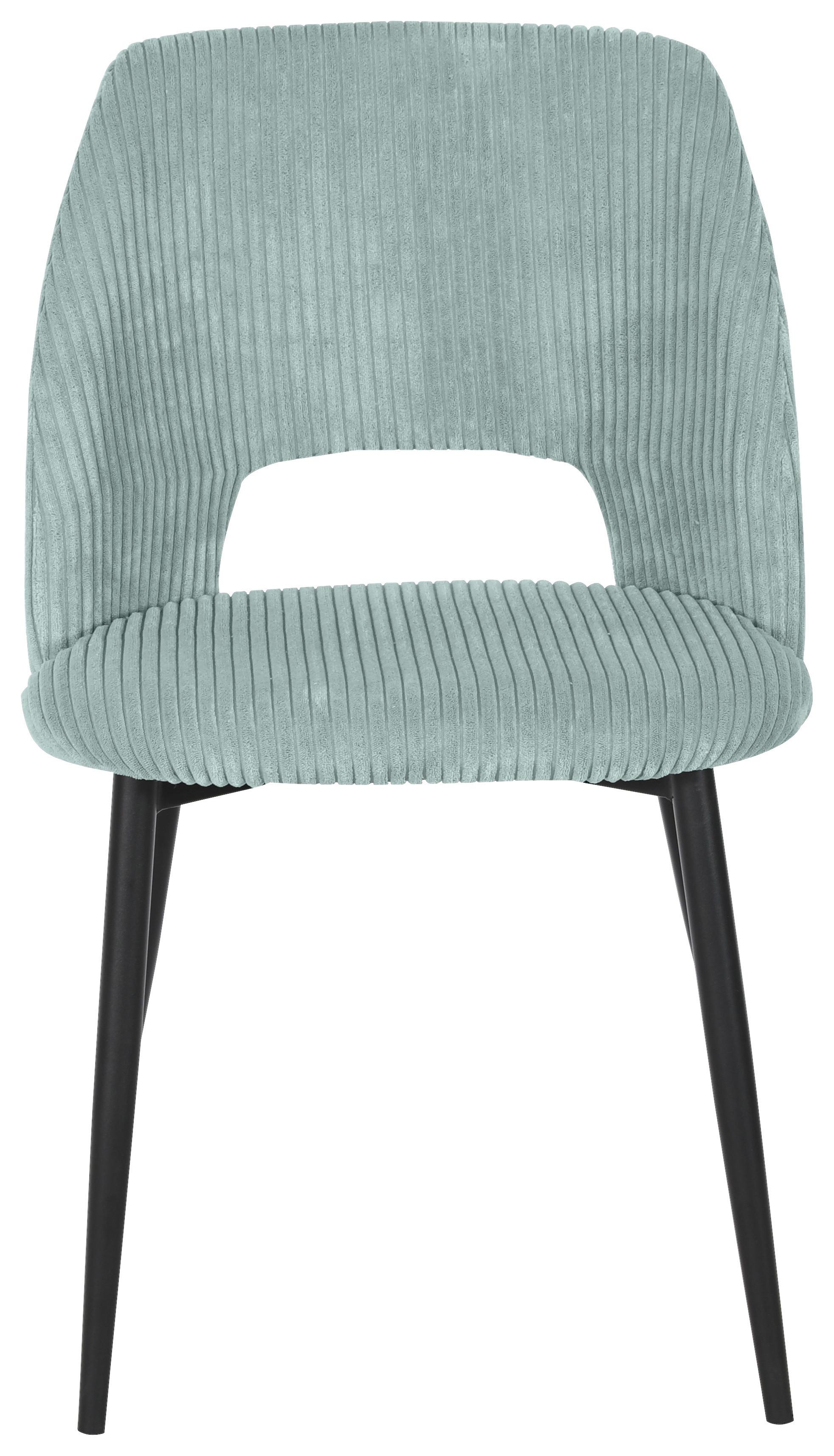 STOLIČKA ZOE - čierna/mätovozelená, Lifestyle, kov/textil (51/82/57cm) - Mömax