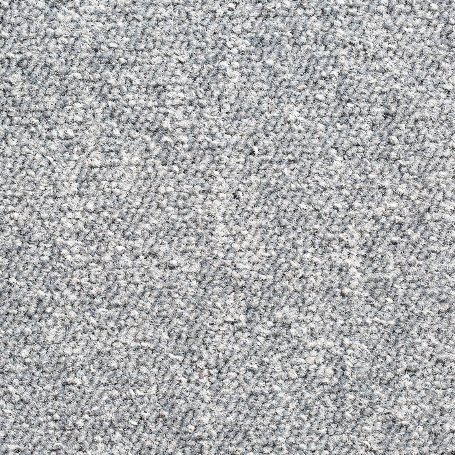 Teppichfliese Hellgrau Mustang 50x50 Cm Florhöhe 3 Mm - Hellgrau, Basics, Textil (50/50cm)