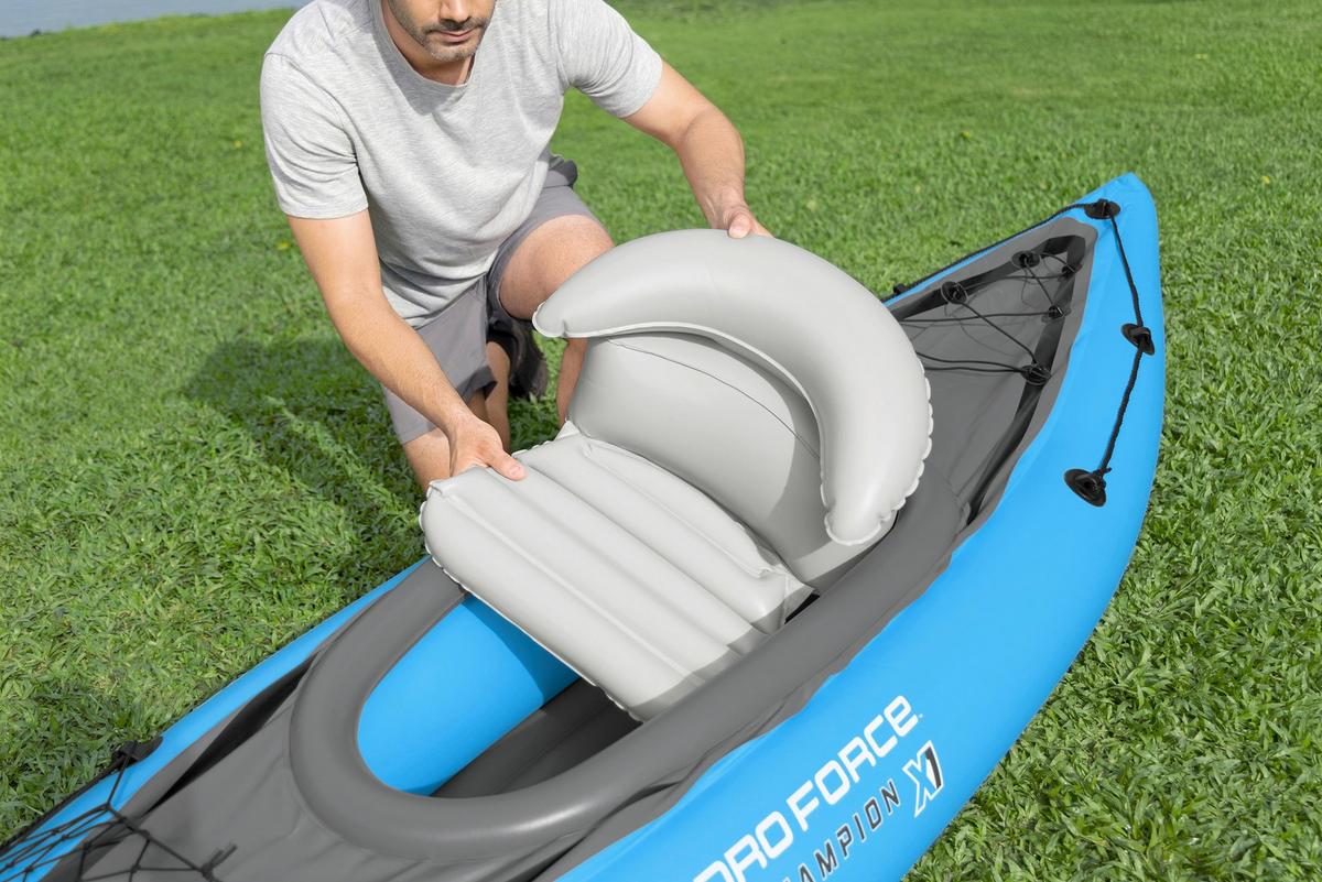 Kajak Sven - Blau/Grau, KONVENTIONELL, Kunststoff/Metall (275/81/45cm) - Bestway