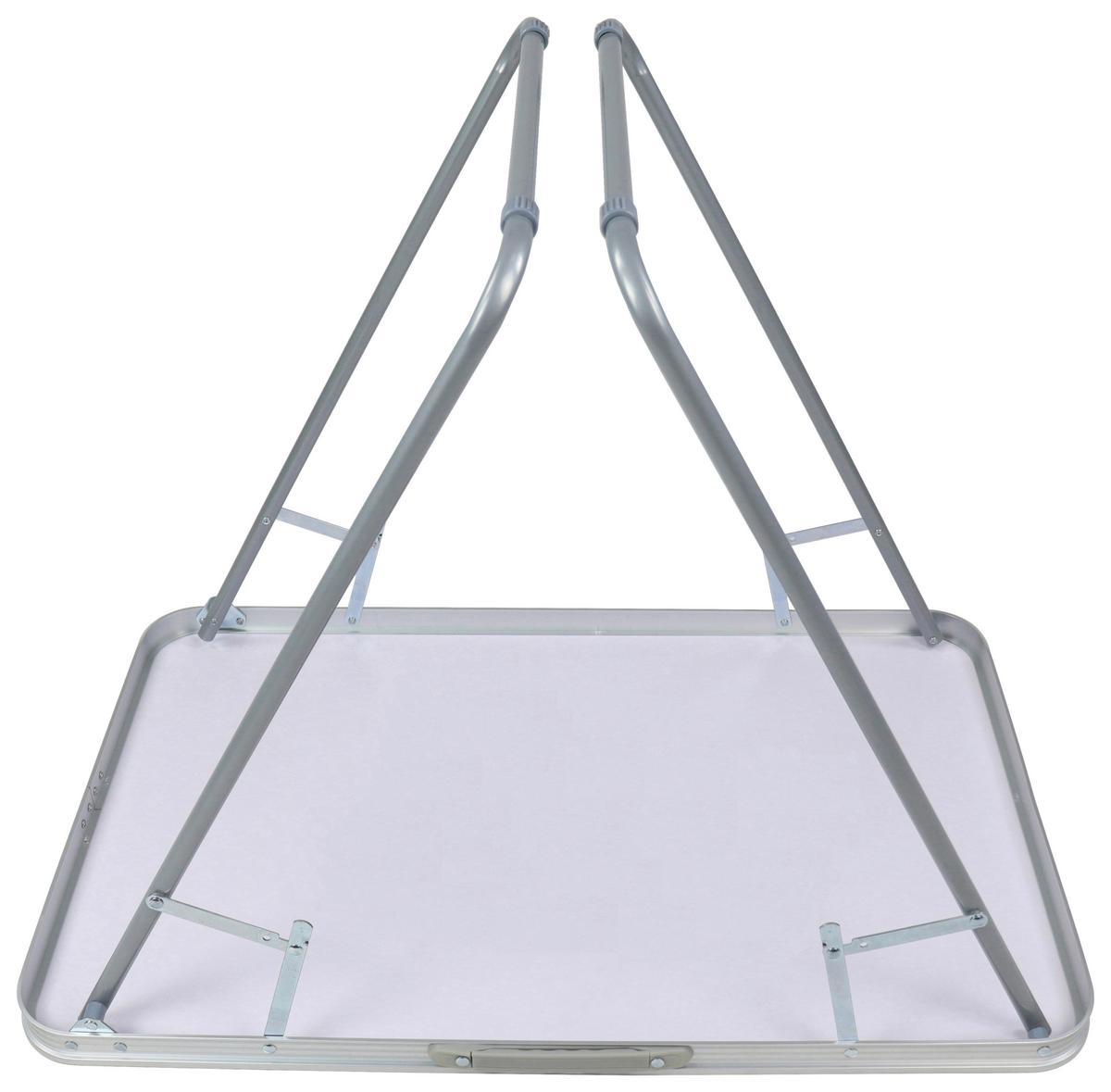 Campingtisch Galdas M Weiß B: 53 Cm - Weiß, MODERN, Holzwerkstoff/Kunststoff (80/53/70cm) - Ambia Garden