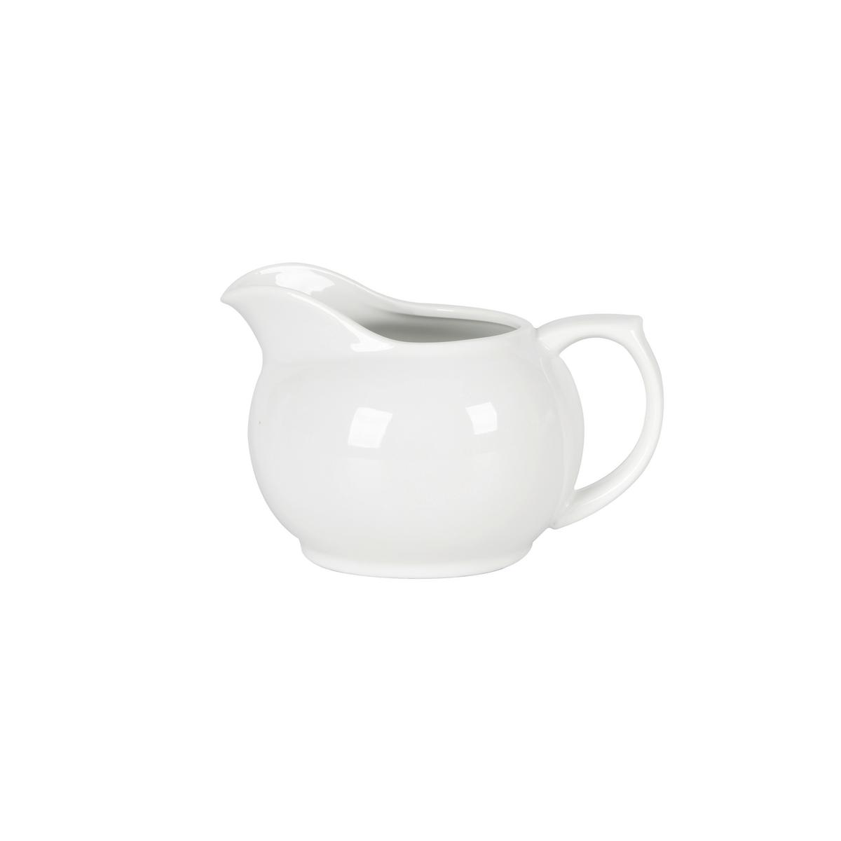 Milchkännchen Finola - Weiß, Basics, Keramik (6/8cm) - Luca Bessoni
