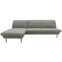 Ecksofa Looks Ix Graubraun - Graubraun/Schwarz, Design, Textil (168/274cm) - LOOKS by W.Joop