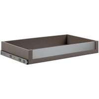 Fiók Unit - iszapszínű, Modern, faalapú anyag/üveg (83/12/45cm) - Ondega