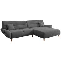 Ecksofa Drago Anthrazit S: 290/166 Cm - Wildeiche/Anthrazit, MODERN, Holz/Textil (290/166cm) - MID.YOU