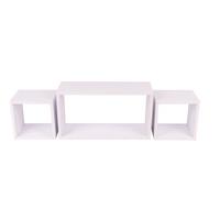WANDREGAL Hannah Weiß - Weiß, Basics, Holzwerkstoff (42/19/19/23/19/19/15/15/15cm)