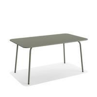 GARTENTISCH SHINE GARTENTISCH - Grün, Basics, Metall (160/73/90cm) - Gardenson