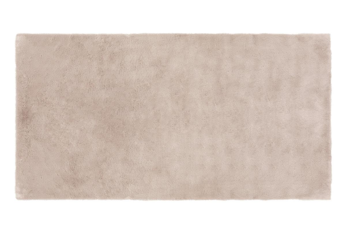 Fellteppich Beige Kosmo 80x150 cm, Webpelz - Beige, MODERN, Textil (80/150cm) - Luca Bessoni