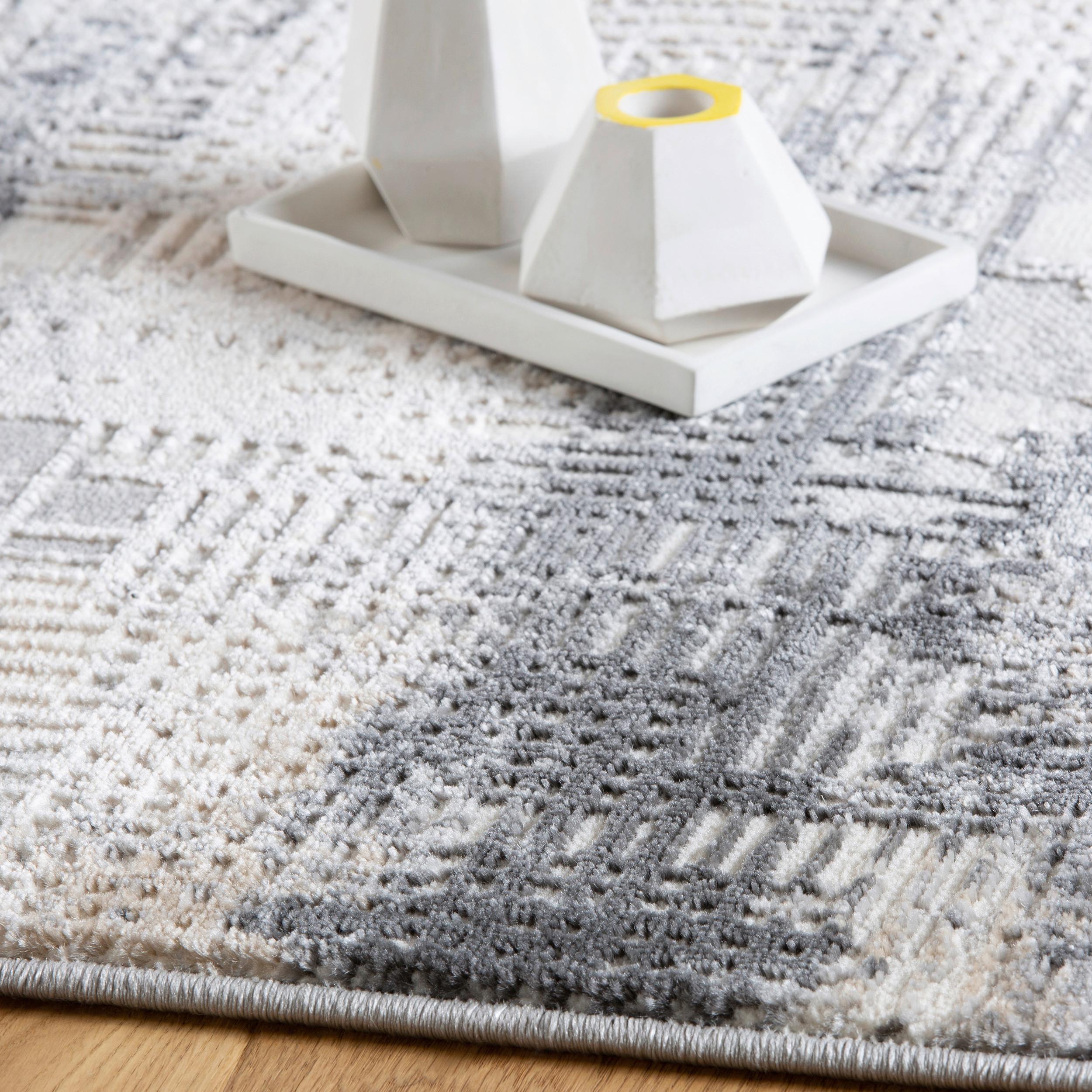 Webteppich My Salsa - Grau, Design, Textil (200/290cm) - Obsession