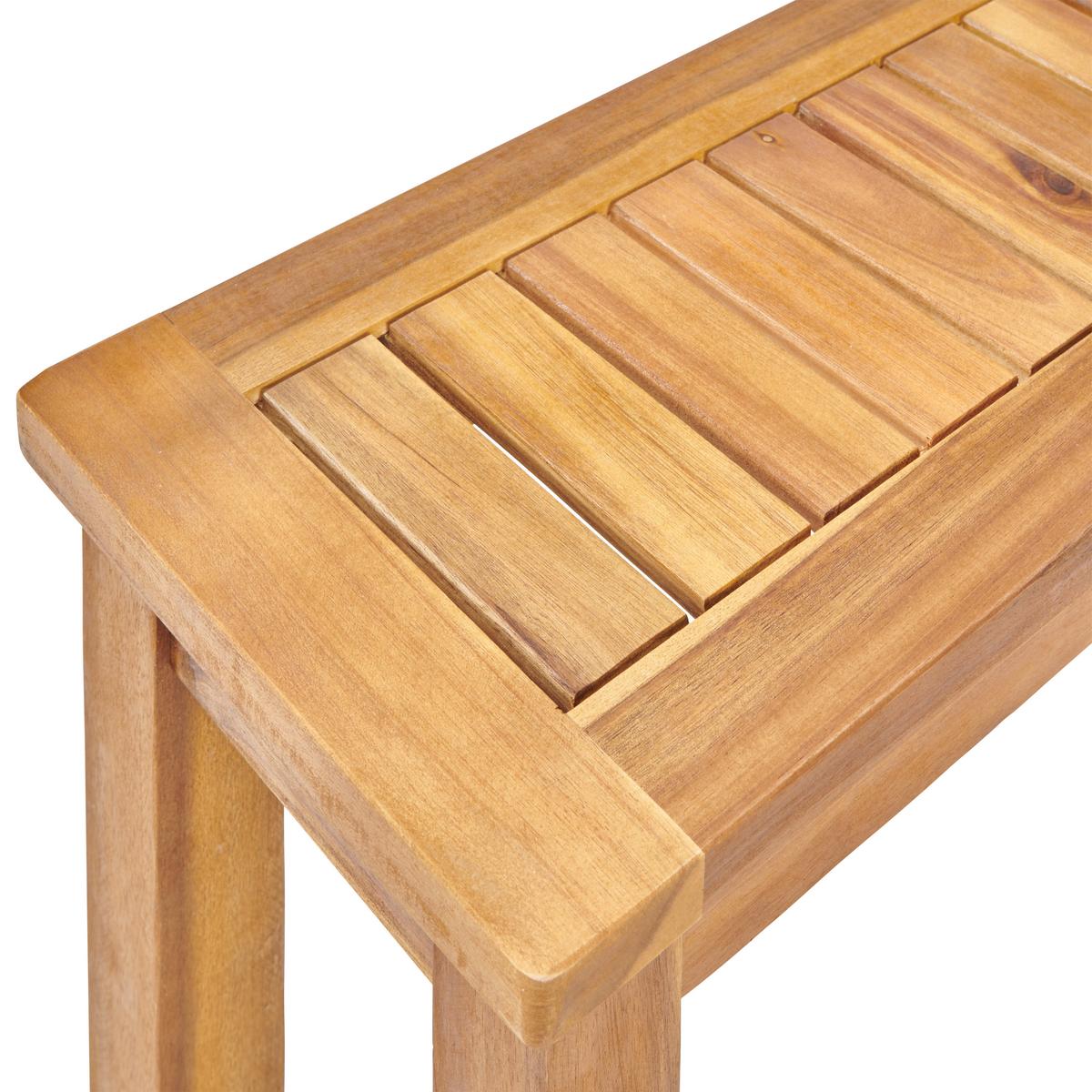 TERASOVÁ SEDACÍ SOUPRAVA LIOU - tmavě šedá/barvy akácie, Moderní, dřevo/textil (70/50/30cm) - Modern Living