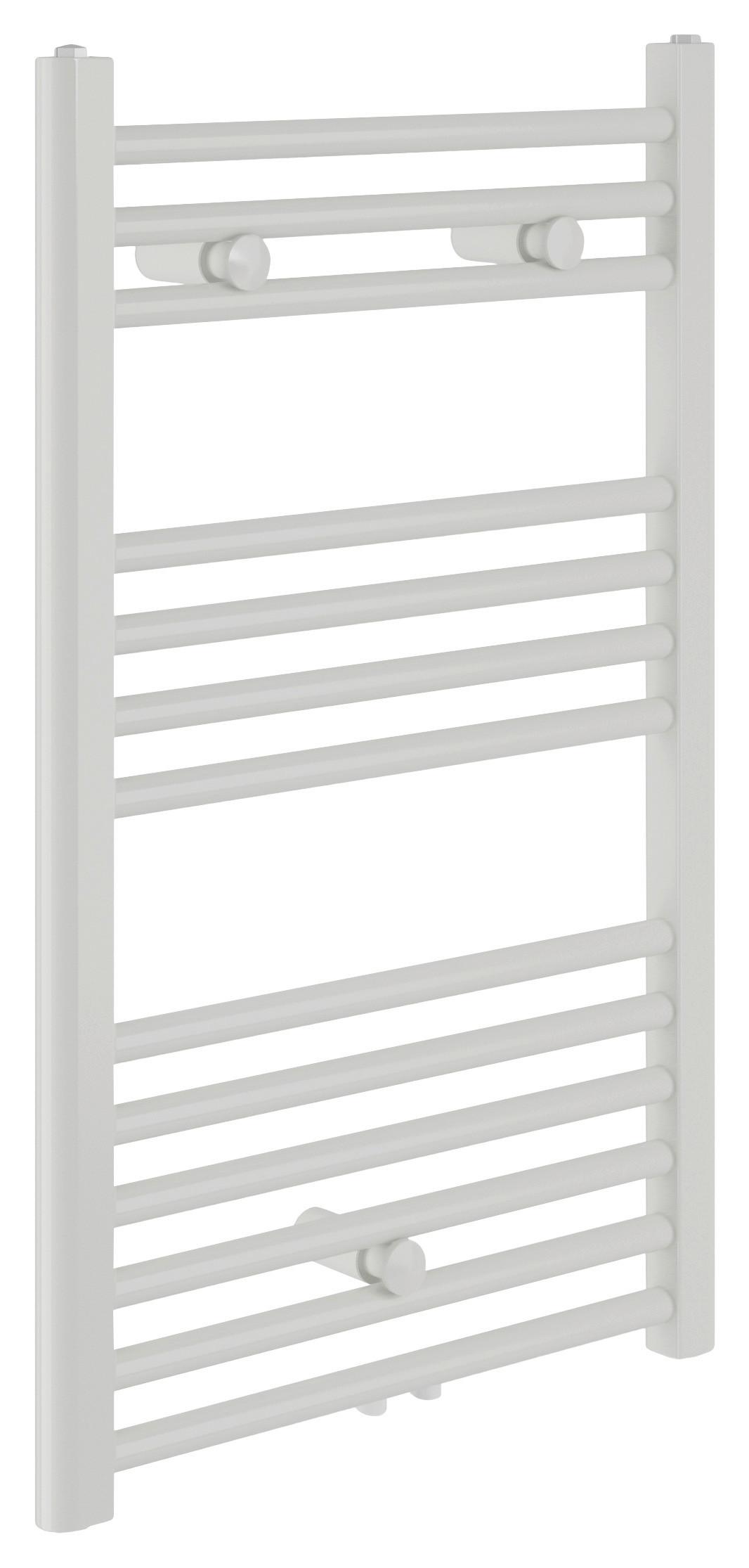 Handtuchheizkörper Bari BxHxT: 60x80,3x12 cm Gerade 386 W - Weiß, Metall (60/80,3/12cm)