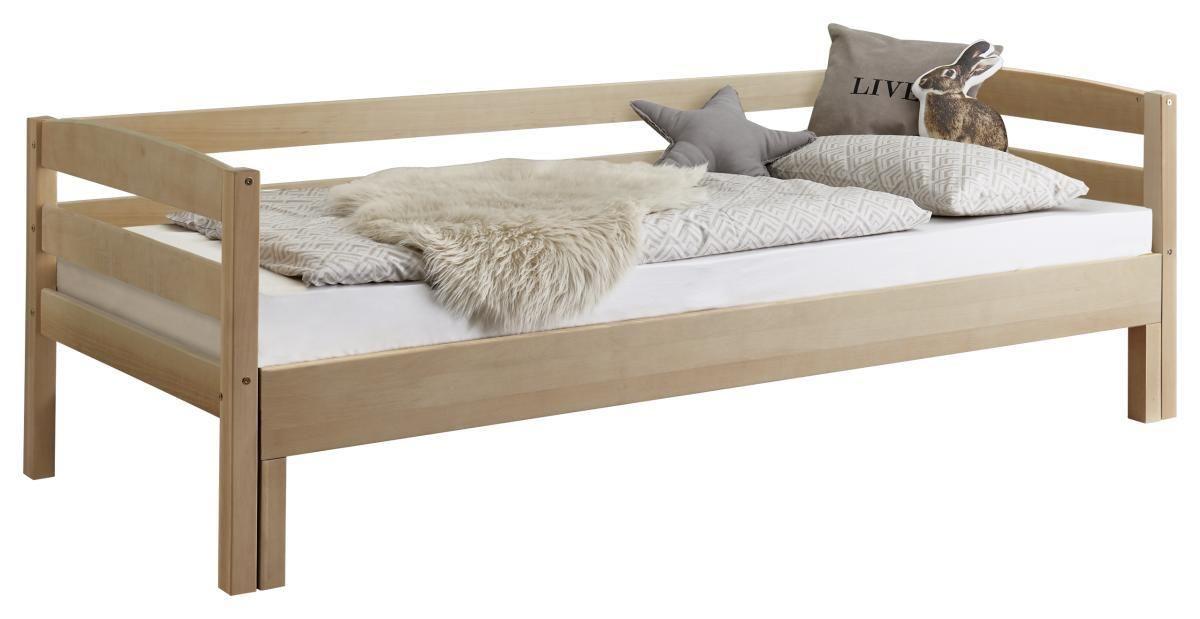 Ausziehbett Emilia - Naturfarben, KONVENTIONELL, Holz (90/200cm)