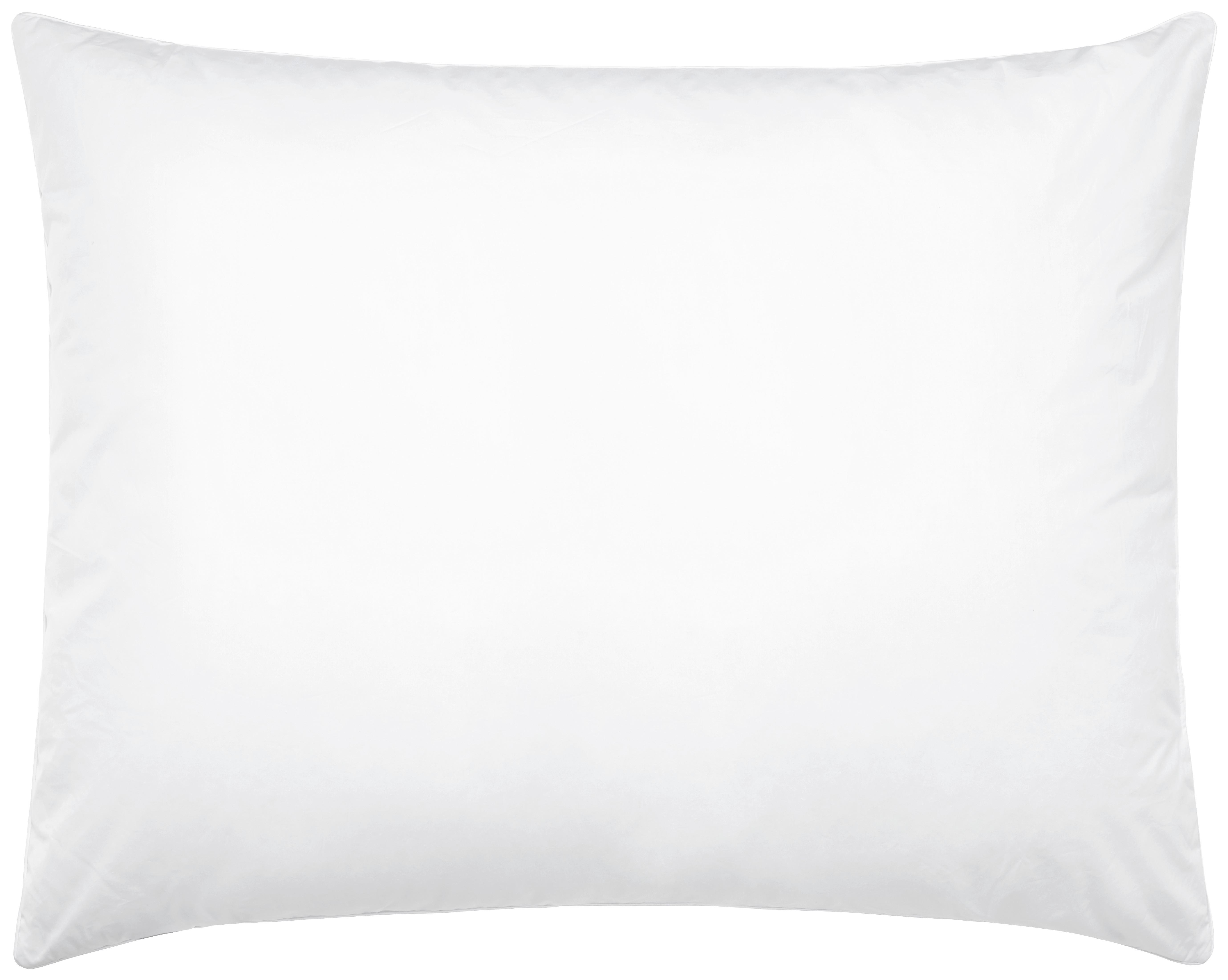 3-Kammer-Polster Stella 70x90 cm Füllung: Federn/Daunen - Weiß, KONVENTIONELL, Naturmaterialien/Textil (70/90cm) - Ele