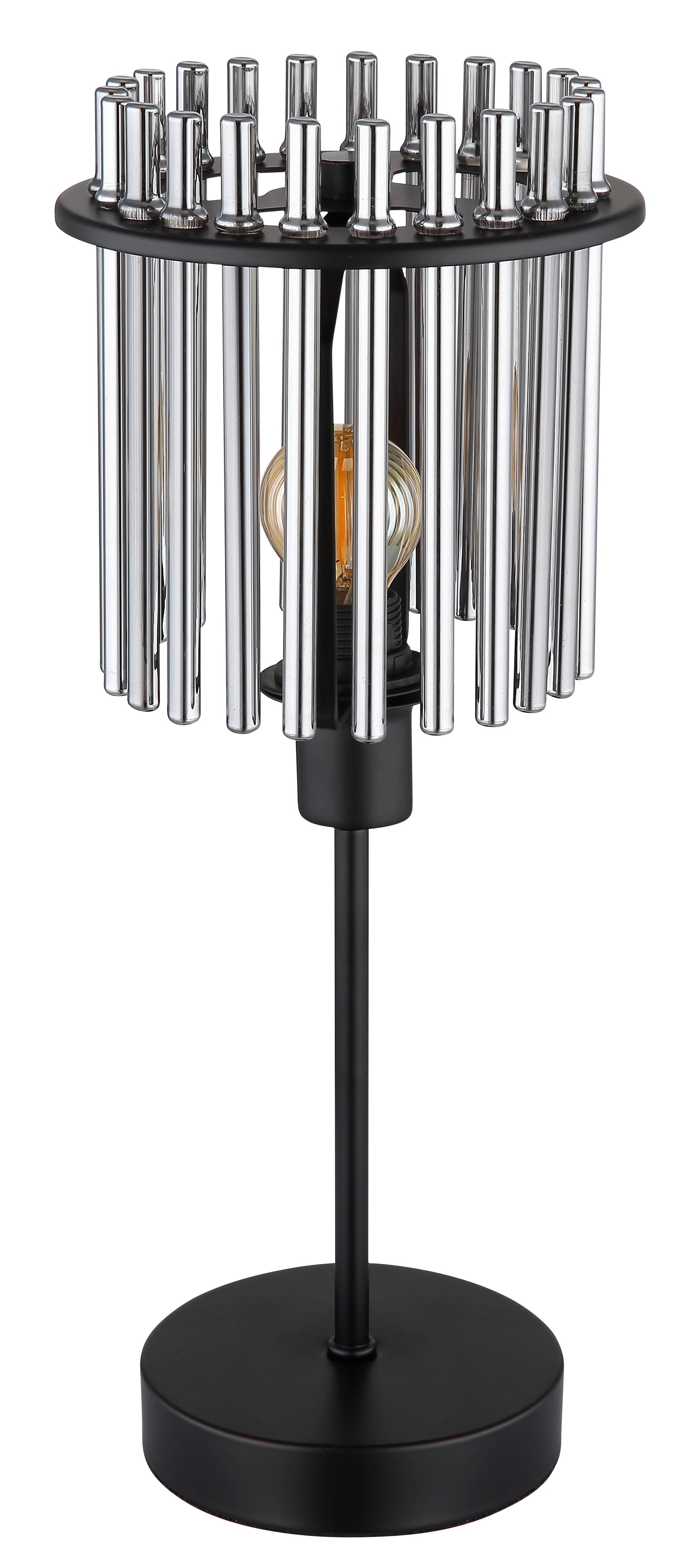 STOJACÍ LAMPA GORLEY - šedá/černá, Trend, kov/sklo (15/37,5cm) - Globo