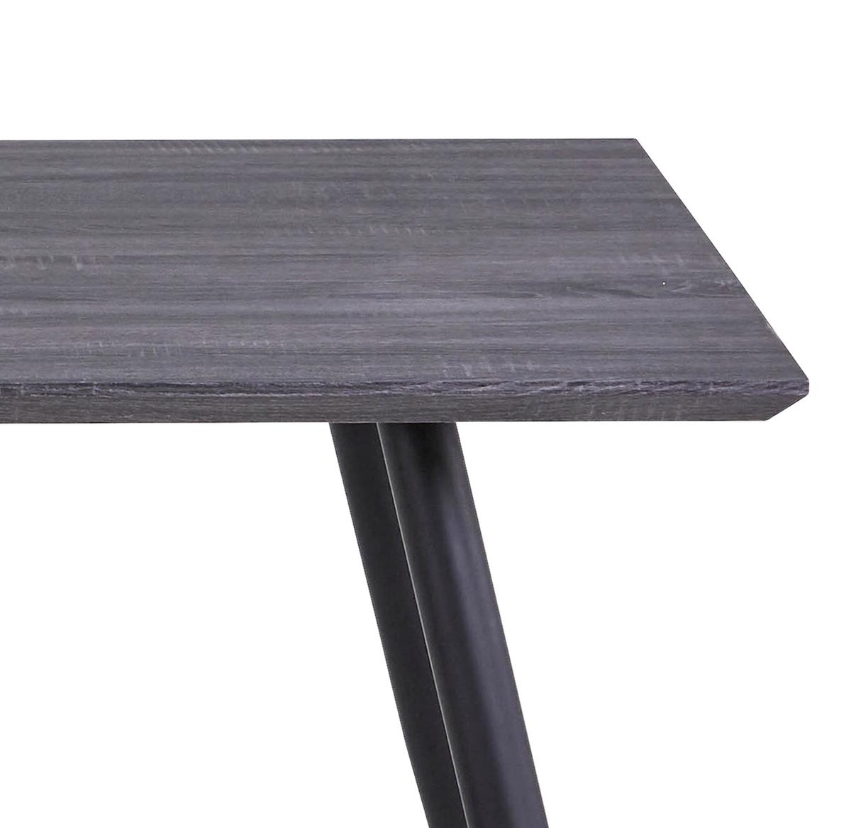 Étkezőasztal Porto 150/90 Cm - fekete, Modern, faalapú anyag/fém (150/75/90cm) - MID.YOU