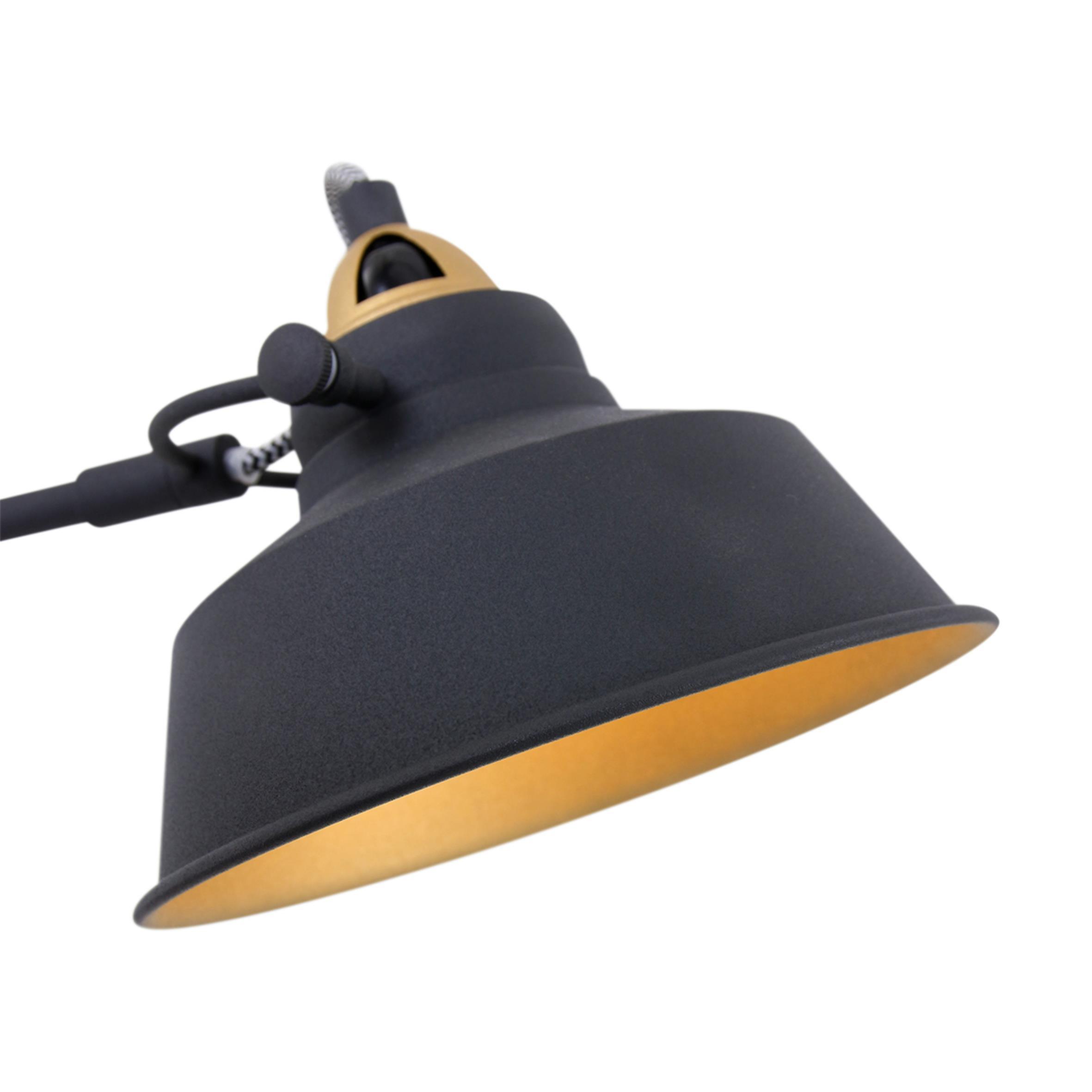 Tischleuchte Nové - Grau, Trend, Metall (40/40/18cm)