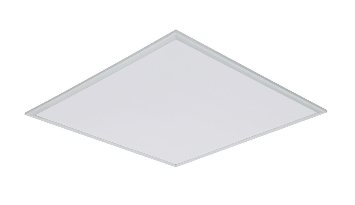 STROPNÉ LED SVIETIDLO CORNELIUS -AKT- - biela/strieborná, Modern, kov/plast (60/60/7,5cm) - Mömax