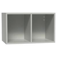 Wandregal Las Vegas Seidengrau B: 60 cm - Grau, MODERN, Holzwerkstoff (60/36/37cm) - Vertico