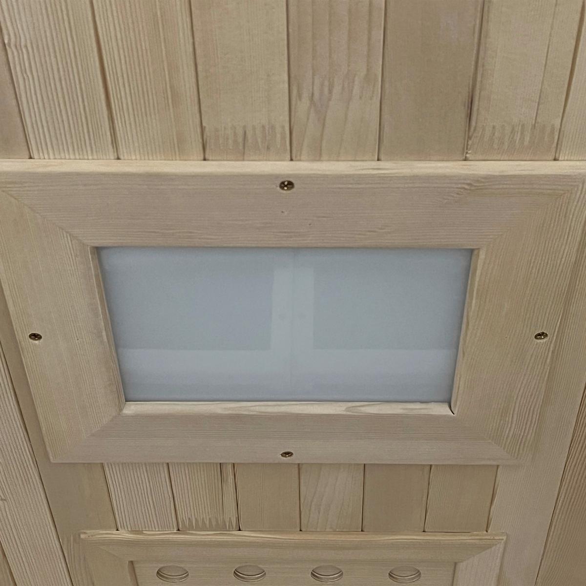 Infrarotkabine 2 Personen 118x195x103 cm Norrköping - KONVENTIONELL, Holz (118/195/103cm)