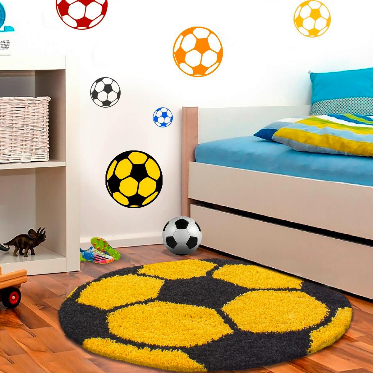 Kinderteppich Fun - Gelb, Trend, Textil (100/100cm) - Ben'n'jen