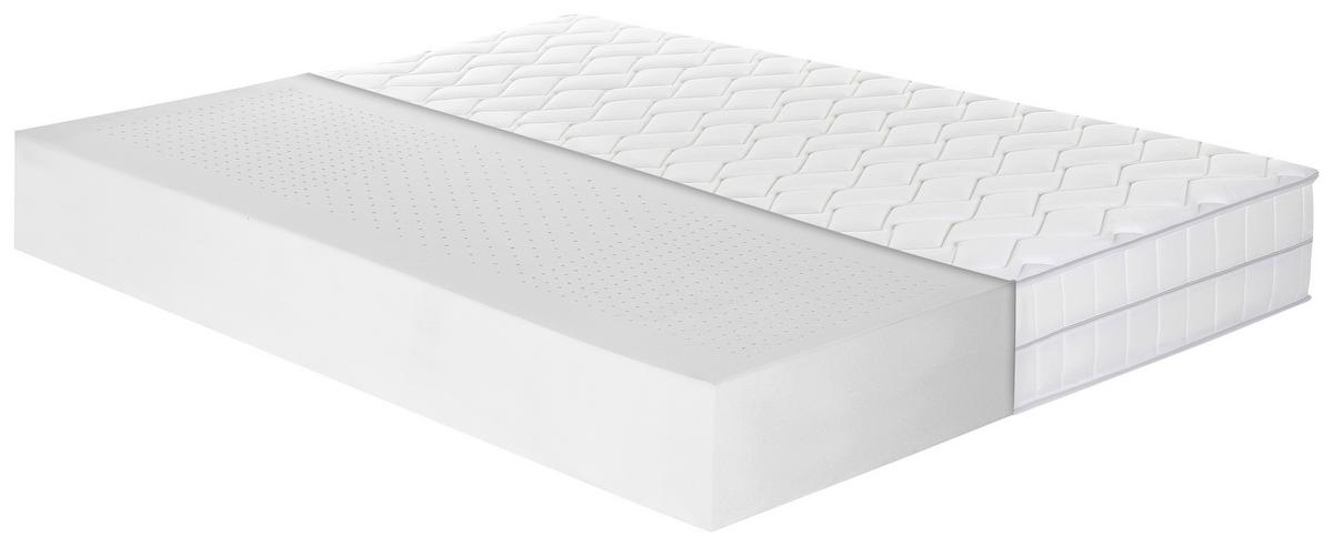 Kaltschaummatratze Luxus 140x200 Cm H2/h3 H: 29 Cm - Weiß, Basics, Textil (140/200cm) - MID.YOU
