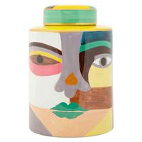 Vase Pot Piccassy Color Top Multicolor B: 19 cm - Multicolor, Basics, Keramik (19/28/19cm)