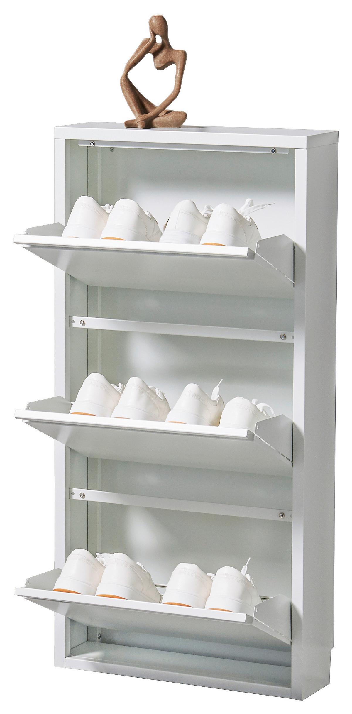 VYKLÁPĚCÍ BOTNÍK BERT - bílá, Konvenční, kov (51/104/16cm) - Mömax