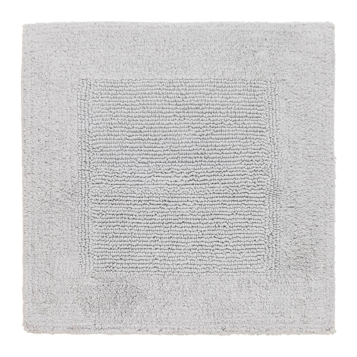 KÚPEĽŇOVÁ PREDLOŽKA Karen, 50/50cm, svetlosivá - svetlosivá, Konventionell, textil (50/50cm) - Premium Living