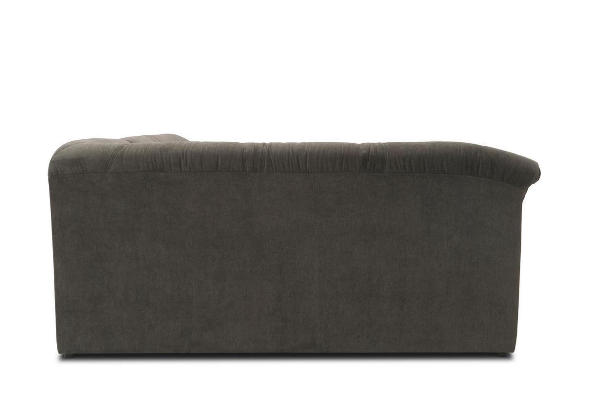Ecksofa Sarafina Greige Mikrofaser - Greige/Schwarz, KONVENTIONELL, Textil (190/240cm) - MID.YOU