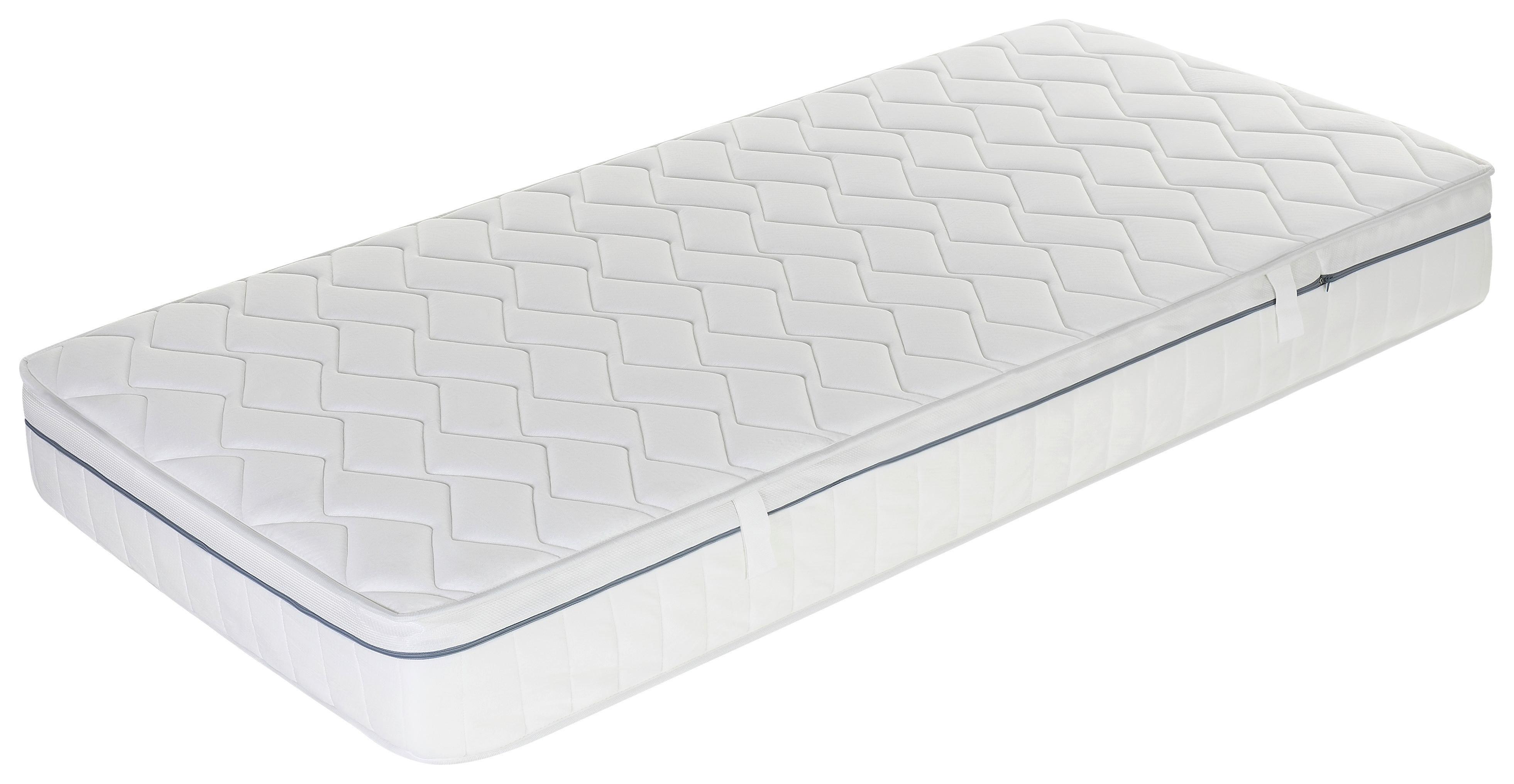 Kaltschaummatratze Air Wave 23 3d - Weiß, Basics, Textil (120/200cm) - MID.YOU
