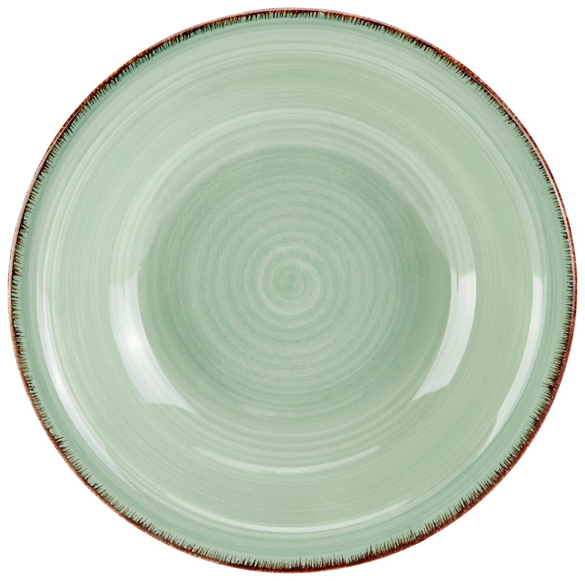 Tafelservice Lionel Steinzeug für 6 Personen, Geschirr Set - Grün, MODERN, Keramik - Luca Bessoni