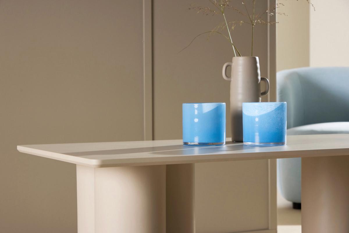 Olivia Olivia Beige L: 120cm - Beige, MODERN, Holz (120/60/45cm) - Livetastic