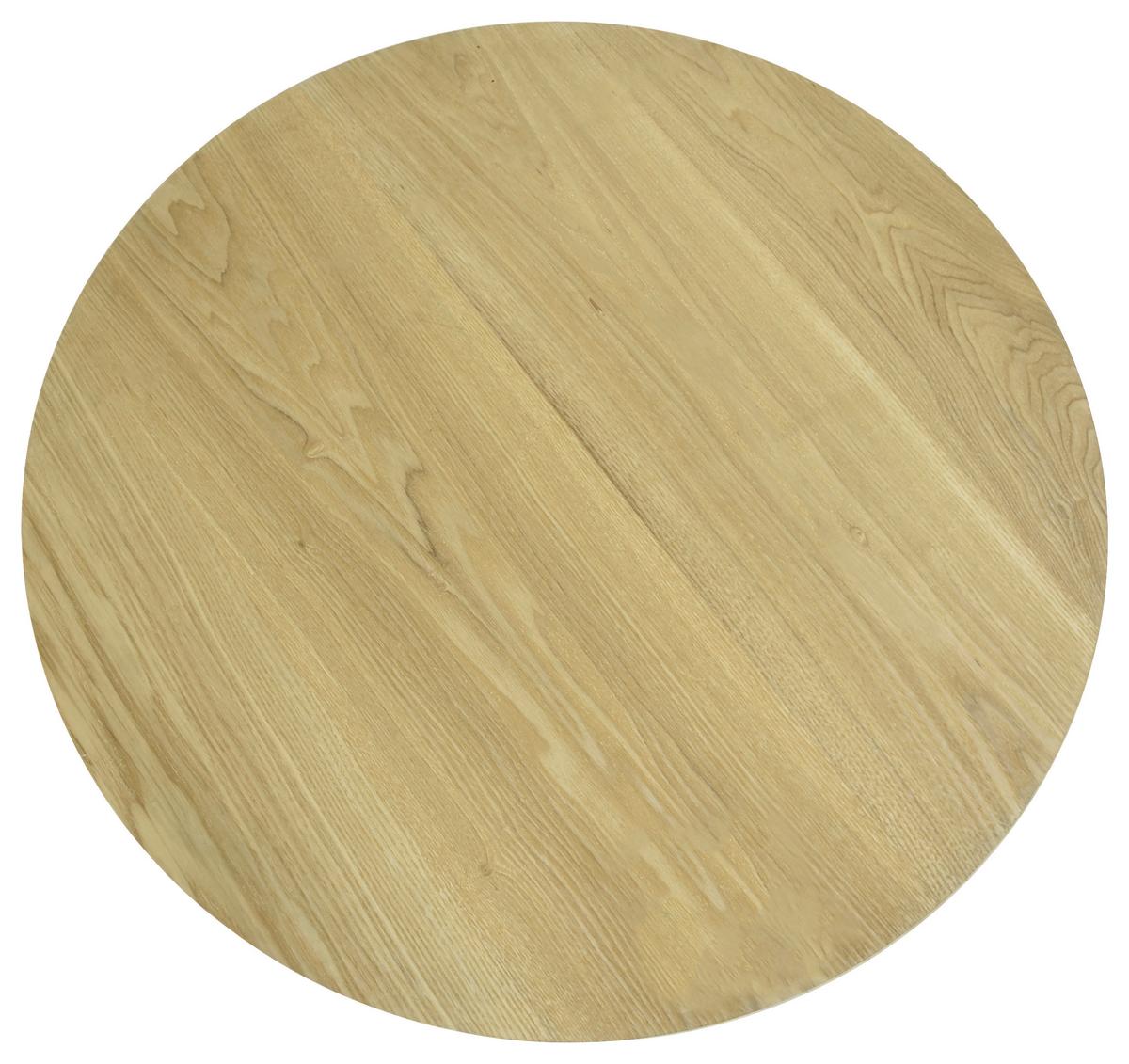 Dohányzóasztal Linda - fekete/natúr, Modern, faalapú anyag/fém (80/45/80cm)