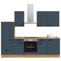 Küchenleerblock Easytouch Low-Line, L6 Links - Eichefarben, MODERN, Holzwerkstoff (270cm) - Nobilia