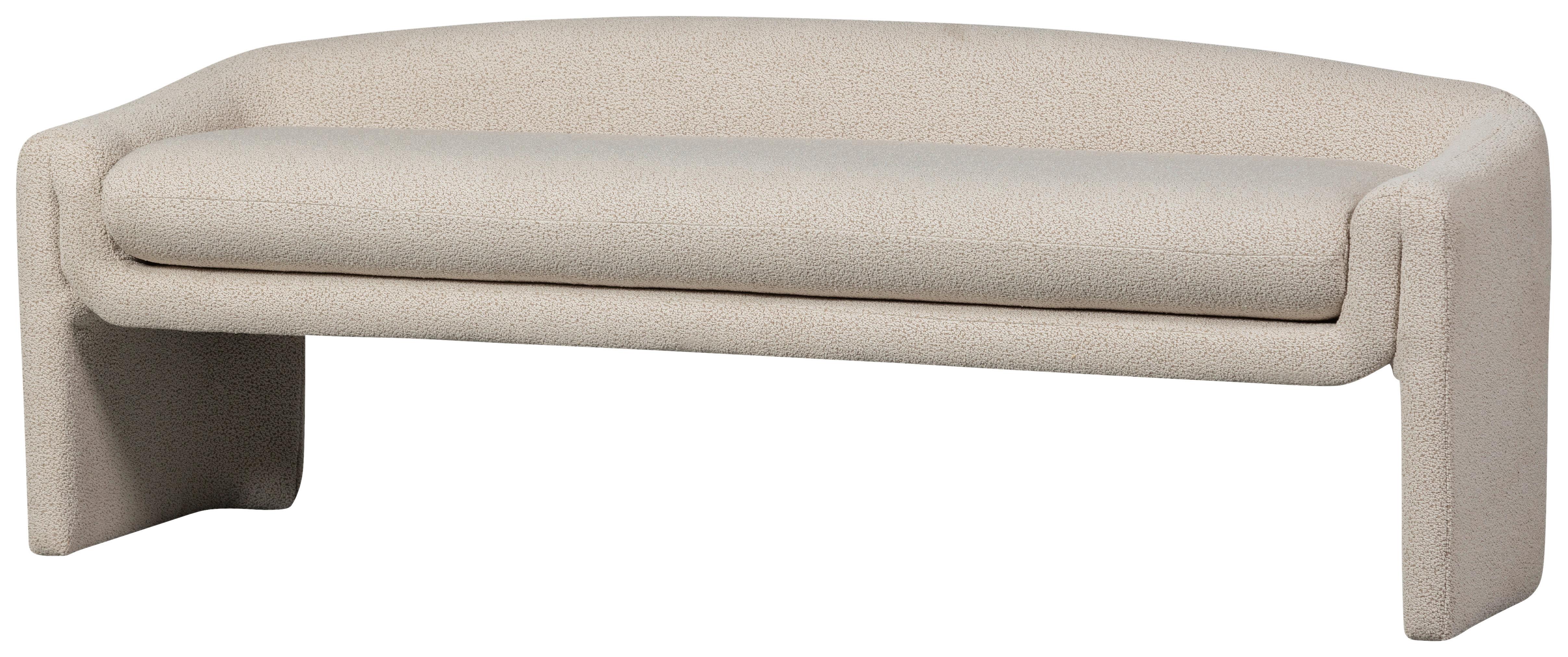 Sitzbank Zone Beige B: 160 cm - Beige, Design, Textil (160/60/52cm) - Livetastic