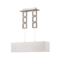 Hängeleuchte 5038/S - Grau, Design, Holz/Textil (80/20/110cm)