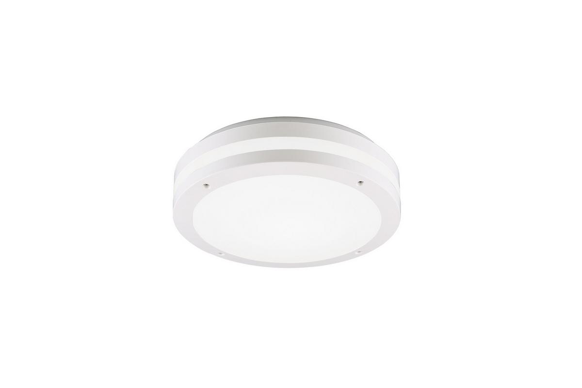 Led Außenleuchte Kendal 12 W Kunststoff, Wandmontage - Weiß, KONVENTIONELL, Kunststoff (30/9cm)