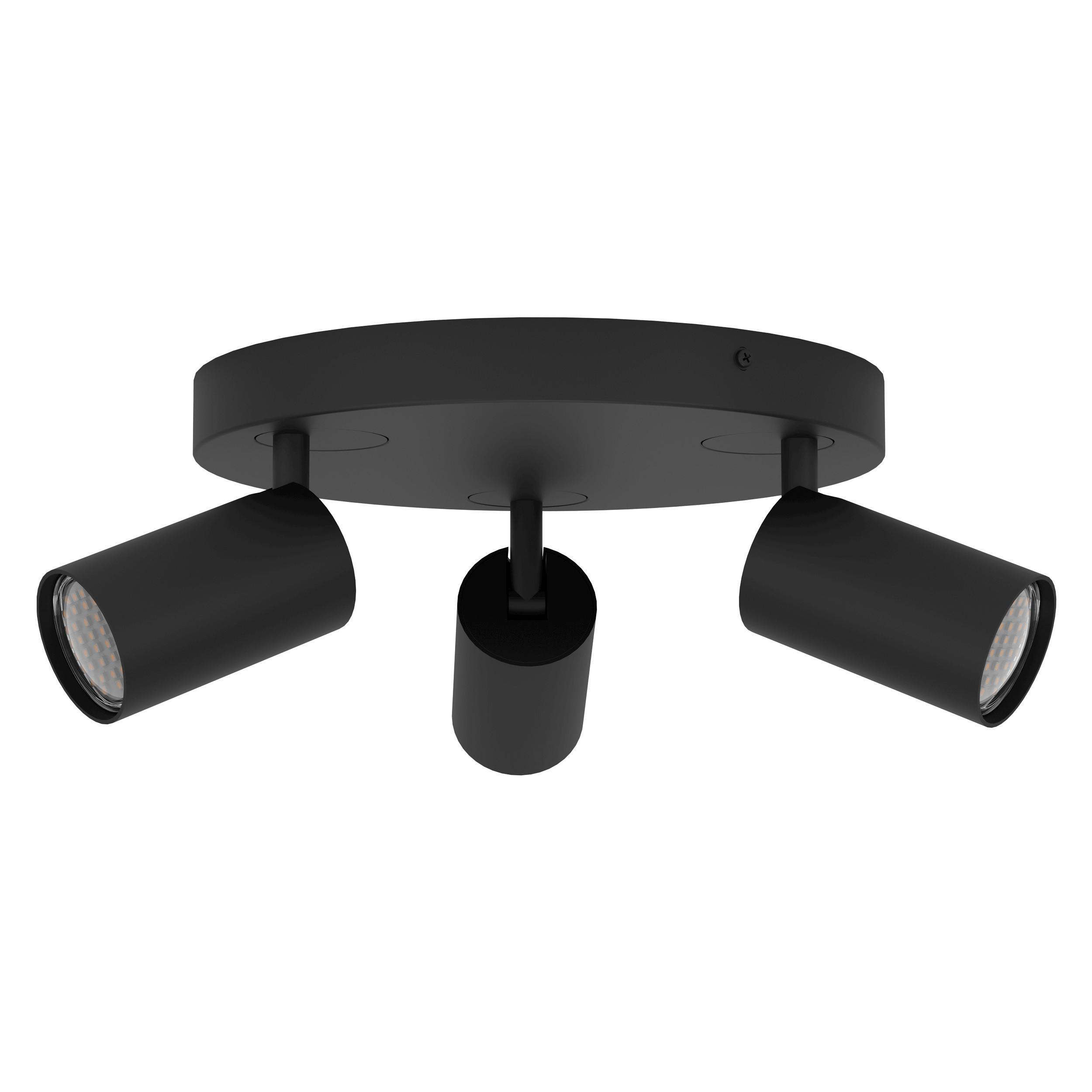 Deckenstrahler 900336* Telimbela-Z - Schwarz, Design, Metall (25/9,7cm) - Eglo