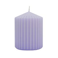 VÁLCOVÁ SVÍČKA LIONA - šeříková, parafín (7/9cm) - Mömax